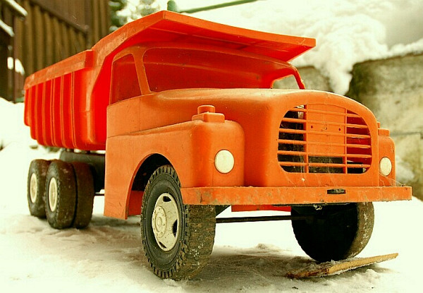  Tatra T 148 Oranžová auto na písek velké NOVINKA hračka nosnost 100 kg 
